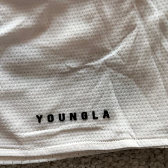 Men's YoungLA ReversibleOneShortsTwoWearsMeshShorts, XL, NWT, OnFire - Picture 4 of 6